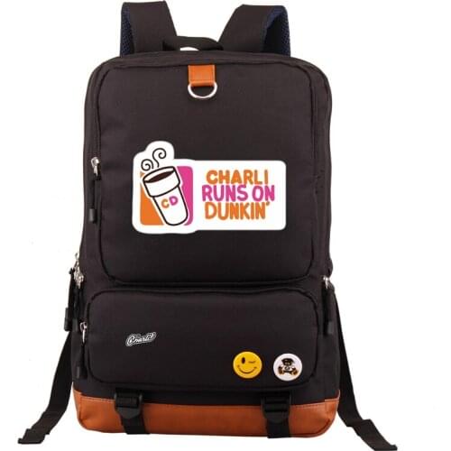 Charli Damelio Backapck Fashion Youth Laptop Backpack Oxford Student Schoolbag Unisex Travel Outdoor Bagpack