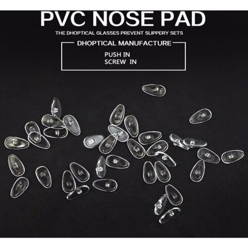 PVC nose pad ,glasses nose pad push in screw in CY079 2000pcs