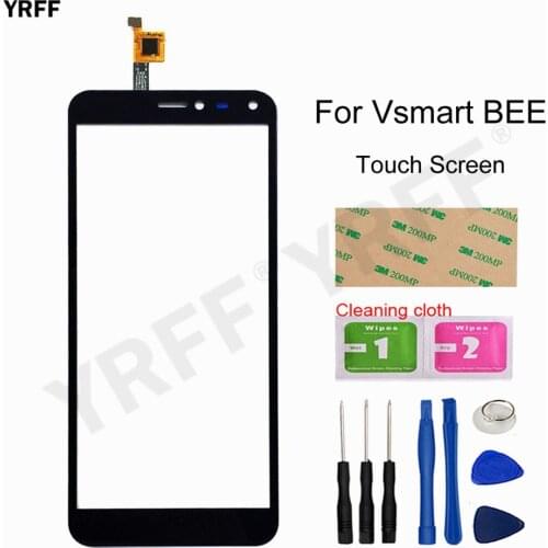 New Glass Panel Touch Screen For Vsmart BEE Touch Screen Digitizer Glass Panel Sensor Front Glass Assembly Parts