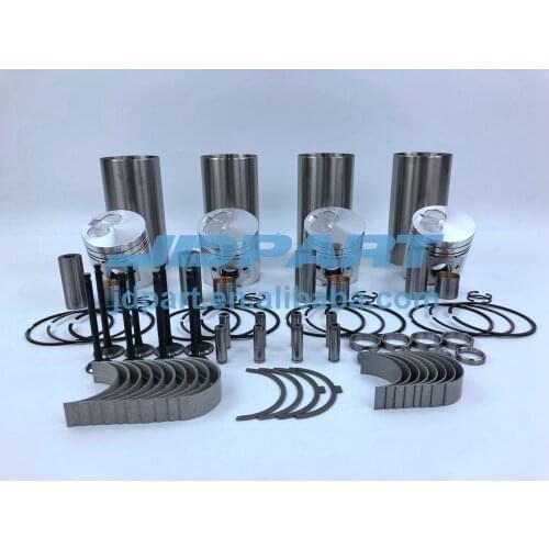 New 4D92E Rebuild Kit Piston Rings Liners Engine Bearing Set Engine Valves For Yanmar Engine
