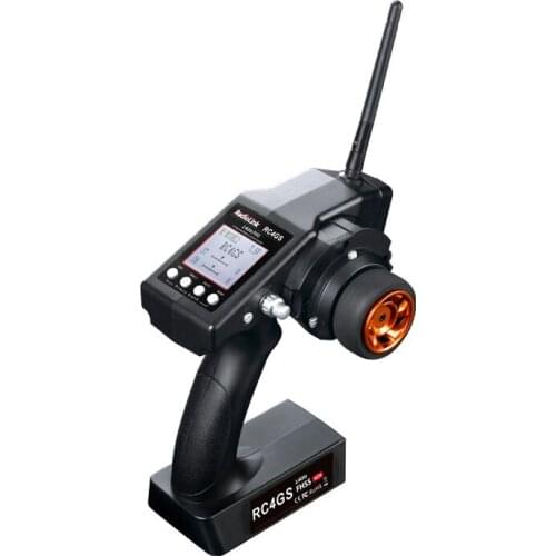 New Radiolink RC4GS 2.4G 4CH Gun Controller Transmitter + R4FG-G Gyro inside Receiver for RC Car / RC Boat