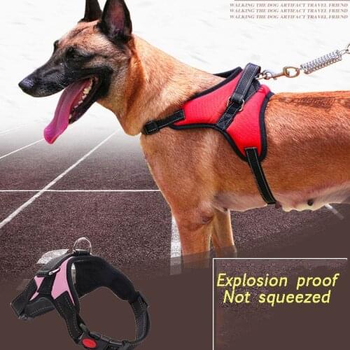Pet Medium and Large Dog Carrier K9 Collar Leash Reflective Puppy Dog Supplies Pets Accessories Stuff Chihuahua Harness No Pull