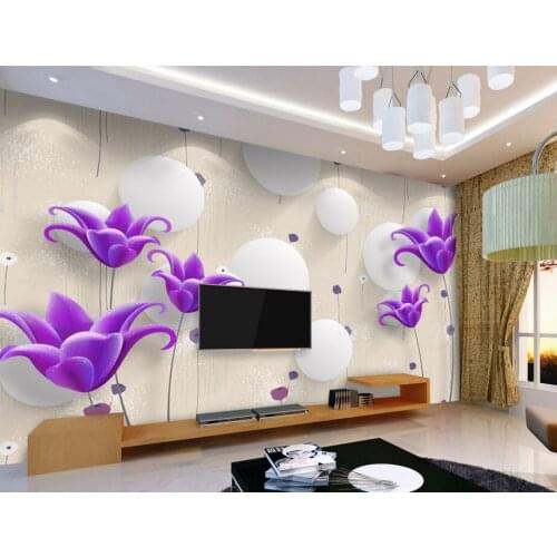 Custom 3 d papel DE parede,Fantasy Flowers,3D stereoscopic wallpaper for living room restaurant bedroom wall wallpaper