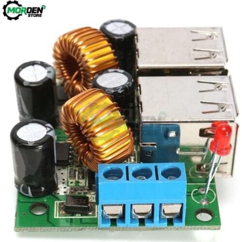 Port A5268 Step Down Power Supply Converter Board Module 4 Four USB DC 12V 24V 40V to 5V 5A For Phone Car Equipment Dropship