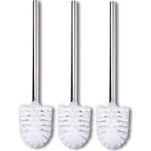 Promotion! 3 Pack Toilet spare brush brush head white stainless steel toilet brush spare toilet brush toilet brushes