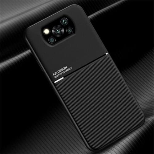Anti-Slip Matte Magnetic Phone Case for Xiaomi POCO X3 Pro X 3 M3 F3 5G Pocophone X3 Pro Non-fingerprint Back Cover Capa