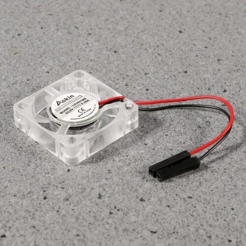 For Raspberry Pi 4 Fan Transparent Raspberry Pi Cooling Fan DC Brushless CPU Quiet Fan 30x30mm Fan Cooler Radiator 3 to 5.8V