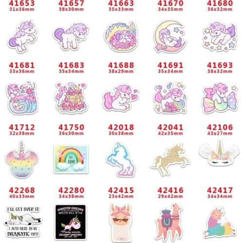 2020 new arrival Free shipping 30 pcs/package printed resin planar flat-back resins for Hair Bow Decoration PR41653