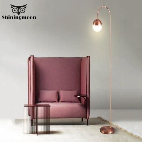 Modern Creative LED Floor Lamp Free Standing Lamps for Living Room Office Cafe Standing Lamp Bedroom Decor Metal Floor Lights