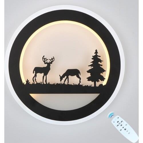 29w Led Wall Lamp Indoor Bedroom Living Room Bedroom Beside Wall Light Fixtures Dimmable Lighting Segment 2.4g Rf Remote Control