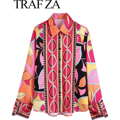 TRAFZA Womens Long Shirts