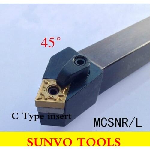 CNC Insert CNMG1201408 Use Angle 91 MCSNR1616H12/MCSNL1616H12 MCSNR/MCSNL External Turning Tool Holder