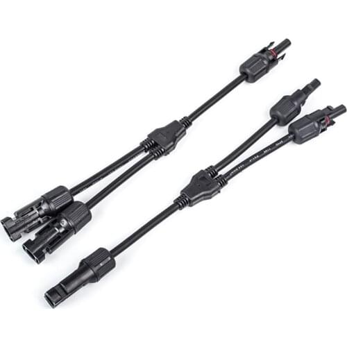 1Pair MC4Y Parallel Connection Cable Electrical Solar Connector Photovoltaic Solar Panel Wire Connect