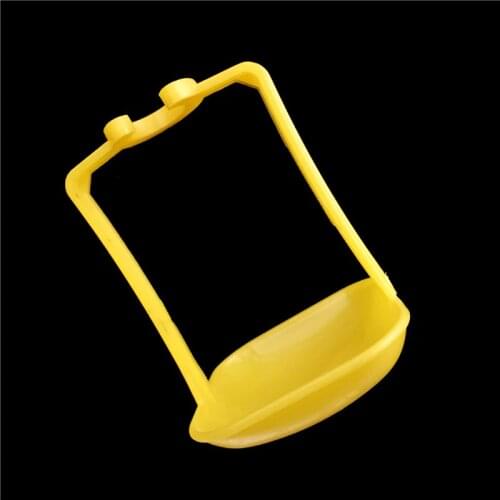 10 PCS Drinking Bird cups Bowl Yellow Waterer 18 mm snap Hanging Cup chicken Quail Poultry Hanging drinking cups Feeder Tools