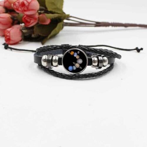 2019 hot sale high quality fashion nine star crystal glass bracelet men and women accessories