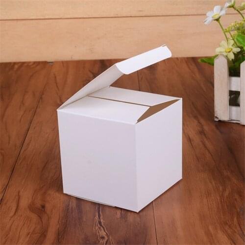 300pcs/lot 7 sizes White square paper Box,small white cardboard paper packaging box,Craft Gift Soap Packaging box