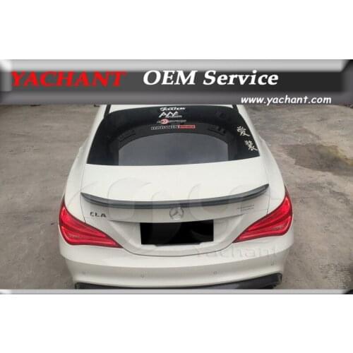 Car-Styling Carbon Fiber Rear Trunk Spoiler Fit For 2013-2016 W117 C117 CLA Class GD-Sports Style Rear Spoiler Wing