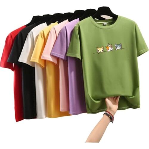 Женские короткие футболки BHIGJYT China At AliExpress