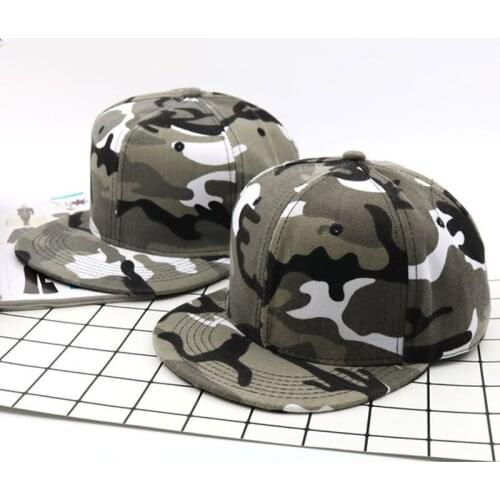Camouflage Child Baseball Cap Casual Hat Boy Summer Caps New Fashion Child Adjustable Hats Grid Snapback New Parent-child Hat
