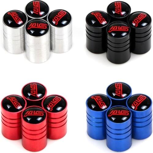 4PCS Car Valve Caps For SUBARU STI Accessories Car Styling Wheel Tire Tyre Stem Covers
