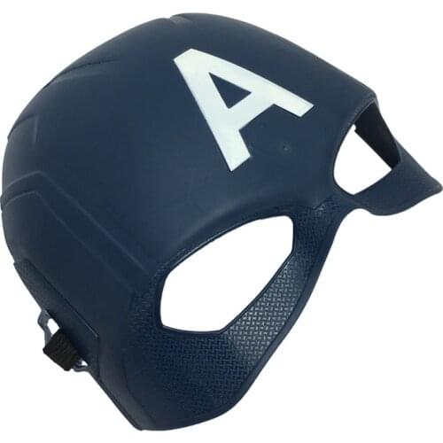 Halloween Cosplay Navy Blue America PVC Masks Props Mask
