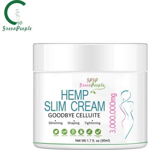 GreenPeople Hemp Oil Slimming Cream Belly Burning Fat Ignite Sweat For Men And Women Thermogenic Weight Loss Ginger Cream