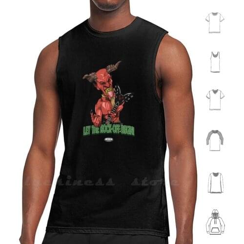 Satan ( Pick Of Destiny ) Tank Tops Vest Sleeveless Satan Devil Dave Groehl Rock Star Demon Possession Tenacious D Jack Black