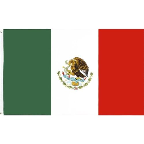 Mexico National Flag Football Banner Polyester Flag 90*150cm For Festival Home Garden Decoration Party Supplies