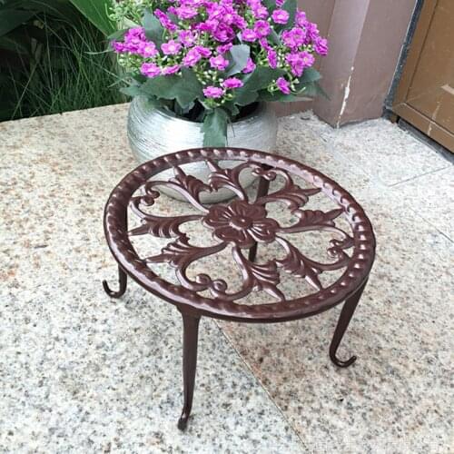 Metal Flower Stand High Quality Steel Sturdy Durable Flower Stand for Living Room Balcony Indoor Desk