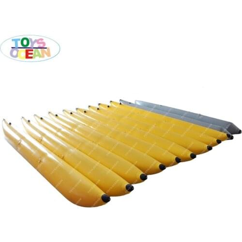 3m Length PVC Inflatable Banana Pontoons Tubes Floating For Water Bike