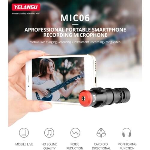 Portable Mini Professional Video 3.5mm Plug Audio Studio Microphone Mic