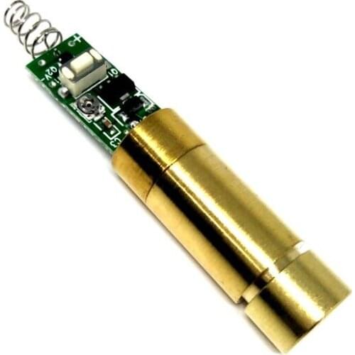 Industrial / Lab 650nm 50mw Red Laser Diode Dot Module w/Driver & Spring 3V-3.7V