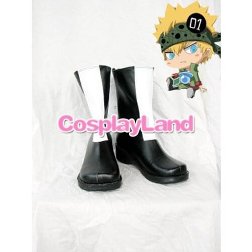Customize Boots Hitman Reborn Colonnello Cosplay Boots Custom Any Size Anime Party Boots