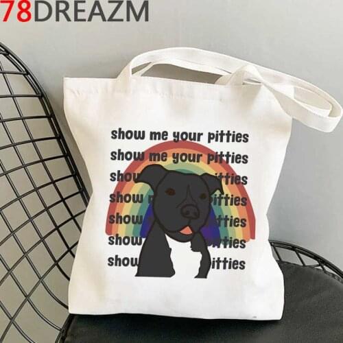 Bull Terrier shopping bag bolso shopper bolsa eco tote handbag bag reciclaje string grab