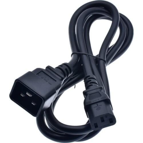 1.8m IEC 320 C13 to C20 AC Power Supply Extension Cord Adapter for PDU UPS