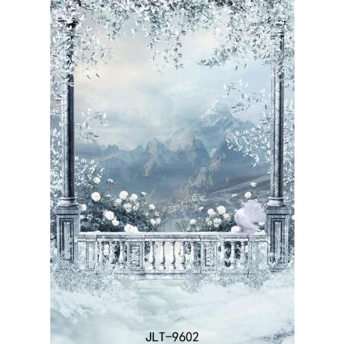 Snow Outlet Mountains Vinyl Photographic Backgrounds for Portrait Wedding Party Baby Backdrop Photocall Photo Booth Studio
