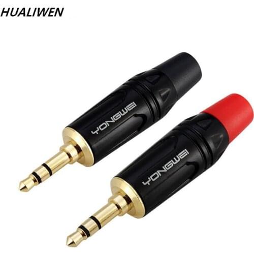 1Pcs 3.5MM audio cable welding plug 3.5AUX car phone computer audio cable speaker connector