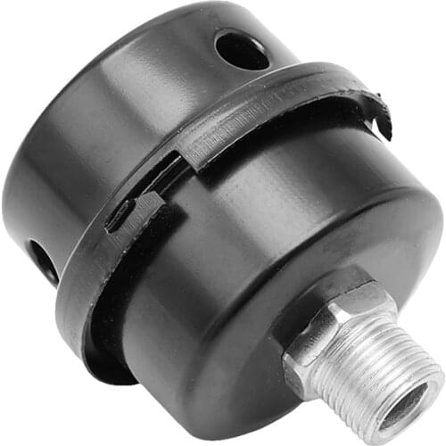 12.5mm 16mm 20mm Air Compressor Parts Metal Air Compressor Intake Filter Noise Muffler Silencer 1/2'' 5/8" 3/4'' Thread M12