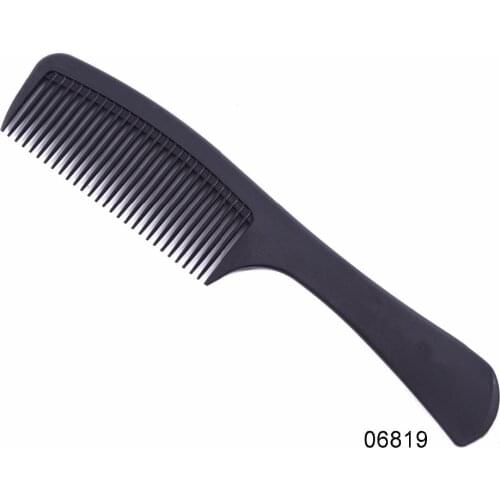 1PCS Teeth Black High Quality ABS Plastic Heat-resistant Large Wide Tooth Comb Detangling Wide Teeth Hairdressing Comb