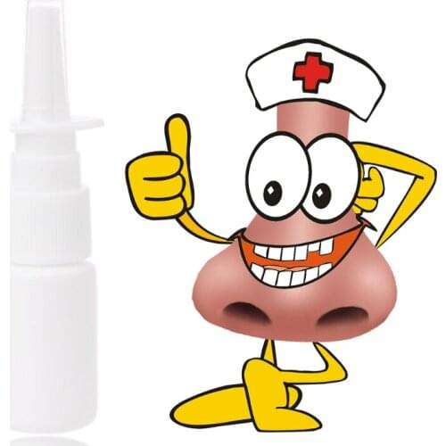 10ml Plastic Mist Nasal Spray Bottle Reusable for medical Packaging M76F