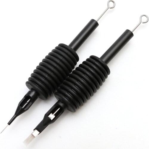 25mm Sterilized Disposable SiliconeTattoo Tube Grips Tattoo Accessories RL RS RM F 1 3 5 7 9 Retaining Combined with Cupping