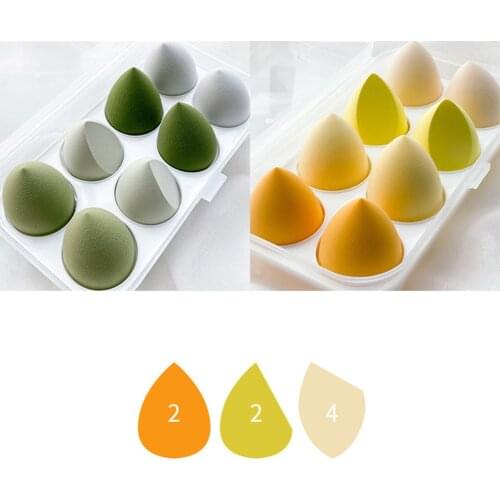4/8pcs Cosmetics for Face Sponge for Makeup Beauty Makeup Puff with Box Foundation Powder Blush Blender Make up Accessories