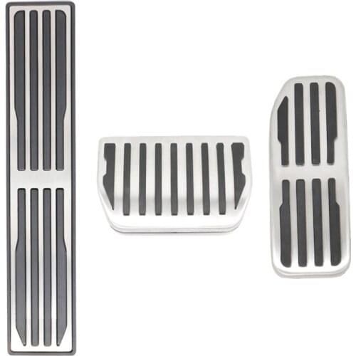 Auto Car Rest Brake Accelerator Gas Fuel Clutch Pedal Cover Pad For Jaguar XE XF F-Pace F Pace 2015 2016 2017 2018 AT LHD