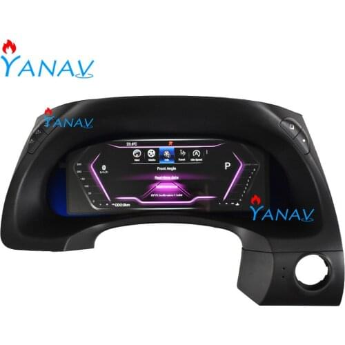 Car GPS Navigation Car Dashboard Instrument Display multimedia For-Toyota Vellfire Alphard 2008-2014 Android 12.3" Meter Screen