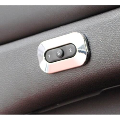 For Jeep Grand Cherokee 2011-2016 1Pcs/set ABS Interior Memory Seat Decoration Ring Cover Stickers Trim Car Styling