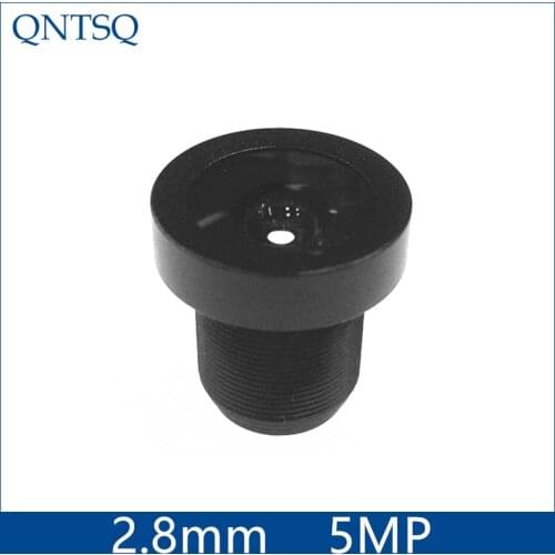 5MP cctv camera lens2.8mm Fixed Iris lens, 1/1.8" M12x0.5 Mount Fixed F2.0 for Security Camera, MTV-2.8MM(5MP)