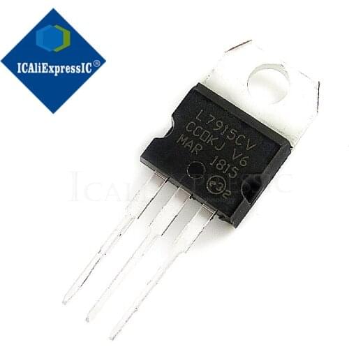 10PCS L7915CV L7915 TO-220 TO220 7915 LM7915 MC7915 New original In Stock