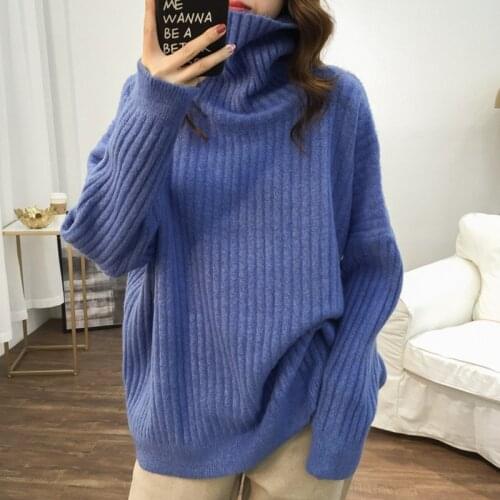 Fashion Basic Fit Casual Sweaters Knitted Pullover Women 2021 New Spring Autumn Long Sleeve Clothes Thicken Warm Female Tops