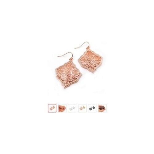 Fashion Kite Filigree Cut Off Drop Earrings for Women