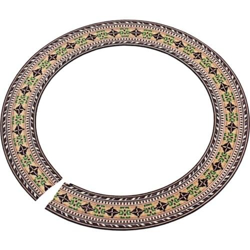 Guitar Decals Rosette Soundhole Sticker Wood Inlay for Acoustic Folk Classical Guitar Parts